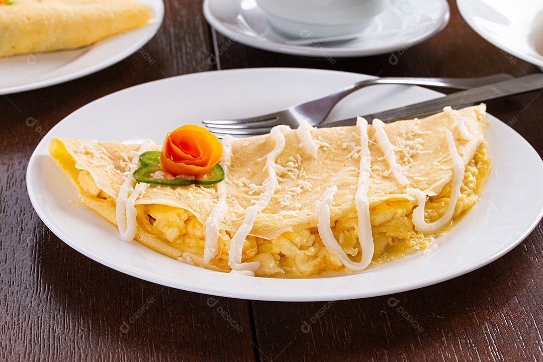 Deliciosa omelete recheada