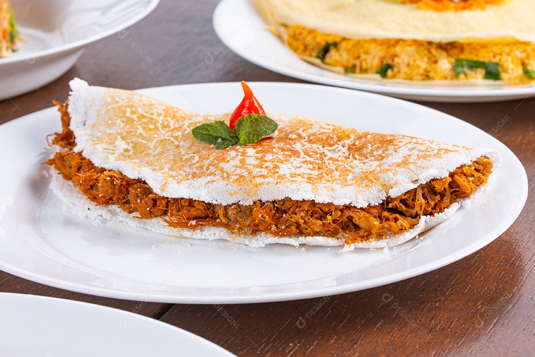 Deliciosa tapioca de carne de sol