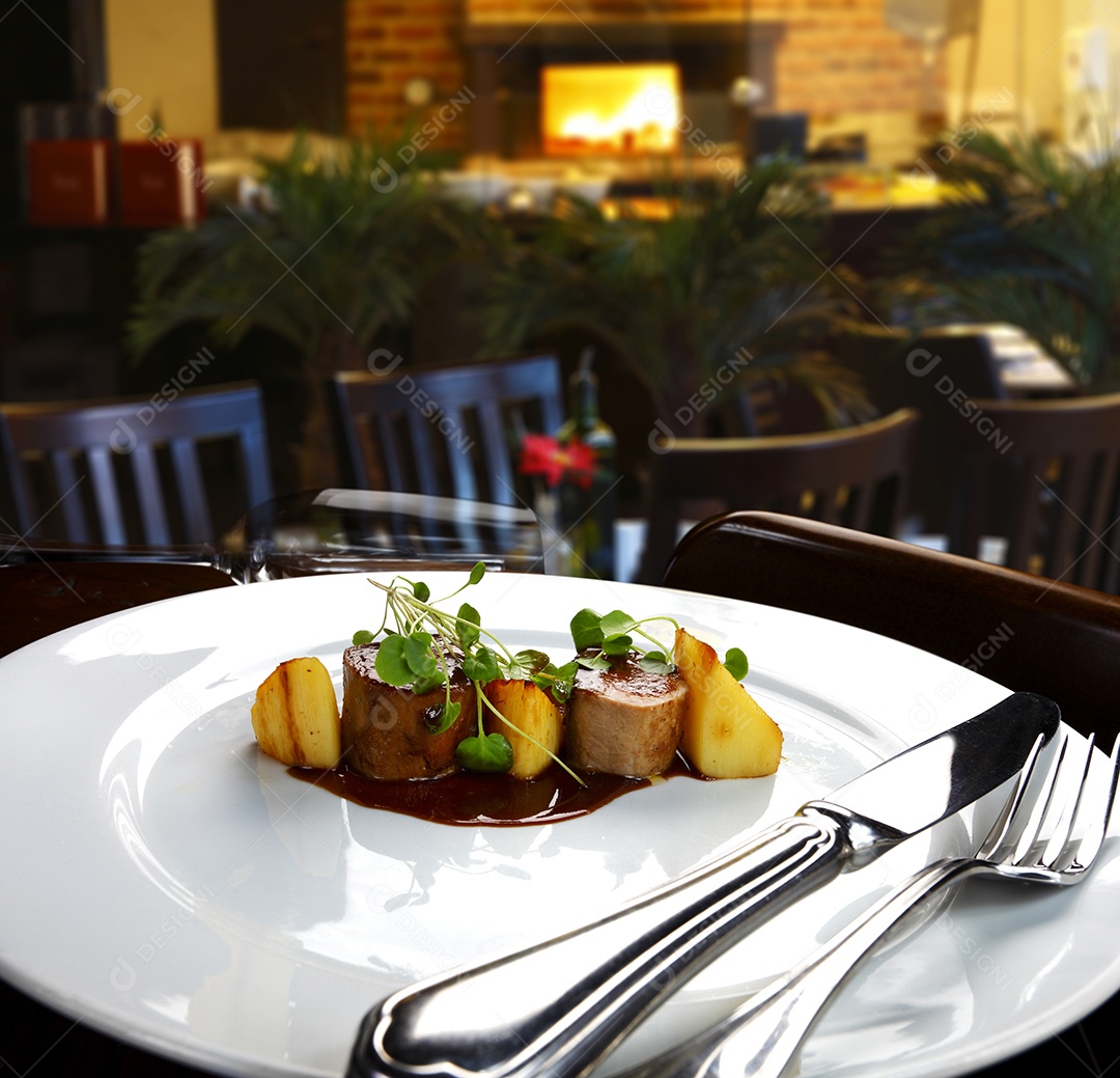 Alta gastronomia ao molho com ervas