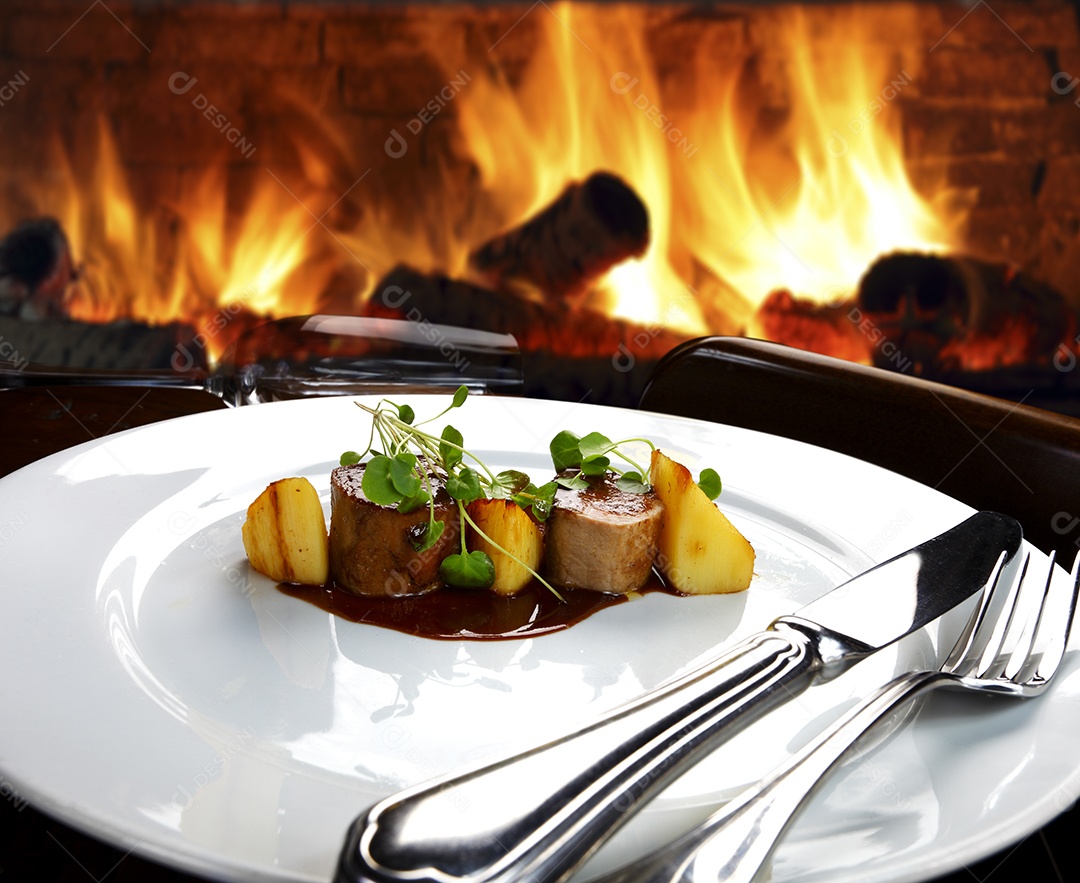 Alta gastronomia ao molho com ervas