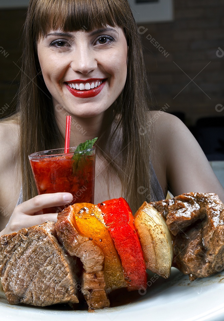 Carne assada com legumes