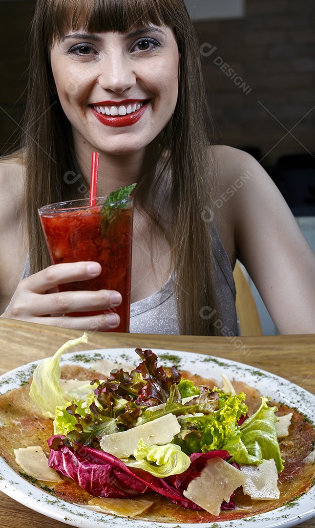 Salada deliciosa saudável