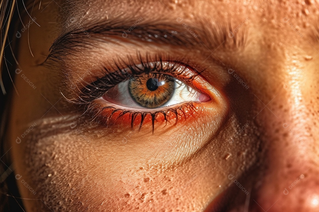 Olhos claro de pessoa