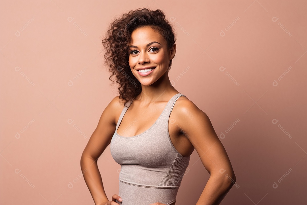 Imagem realista de mulher jovem