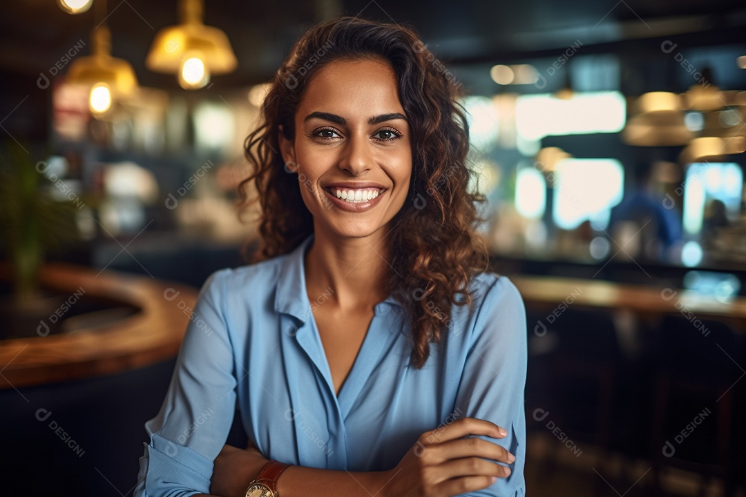 Imagem realista de mulher jovem