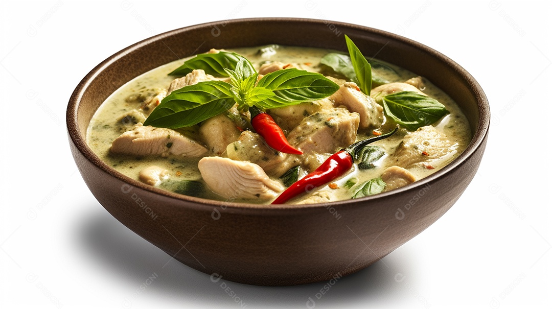 Sopa sobre fundo isolado