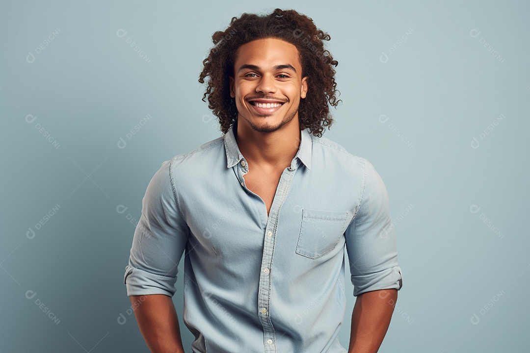 Imagem realista de homemjovem