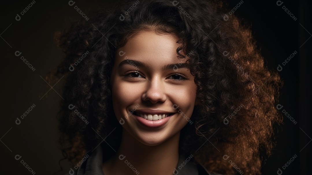 Imagem realista de mulher jovem