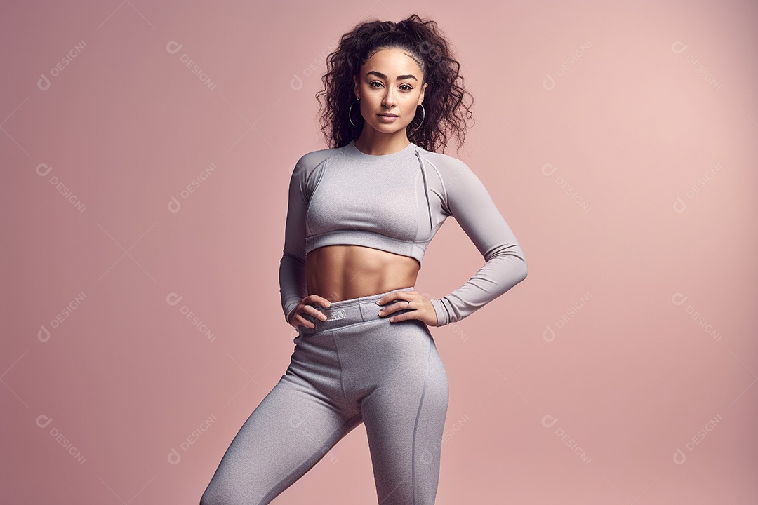 Imagem realista de mulher jovem