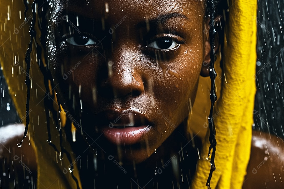 Imagem realista de mulher jovem