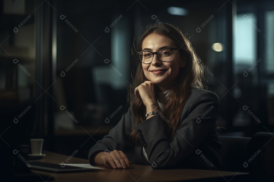 Imagem realista de mulher jovem