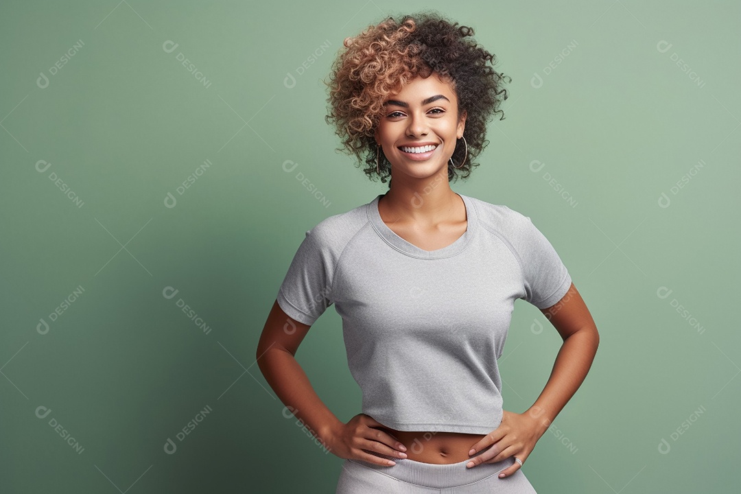 Imagem realista de mulher jovem