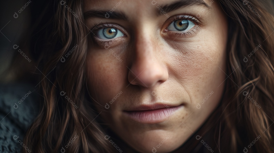 Imagem realista de mulher jovem