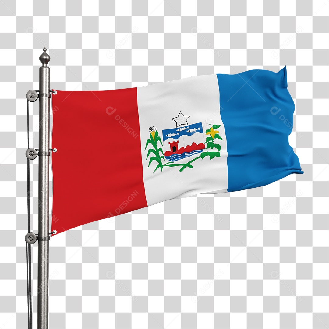 Bandeira do Estado de Alagoas PNG Transparente