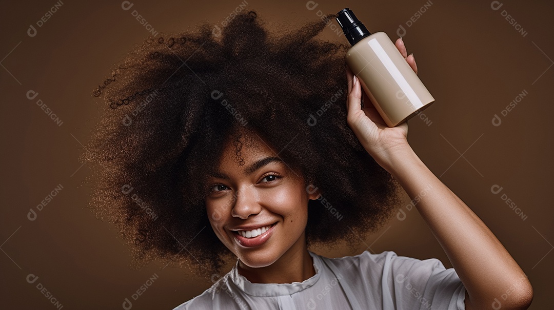 Imagem realista de mulher jovem