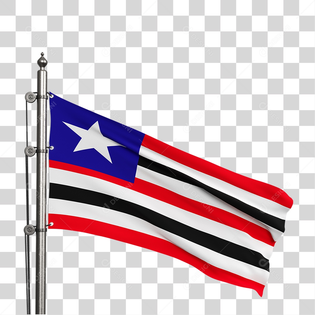 Bandeira do Estado do Maranhão PNG Transparente