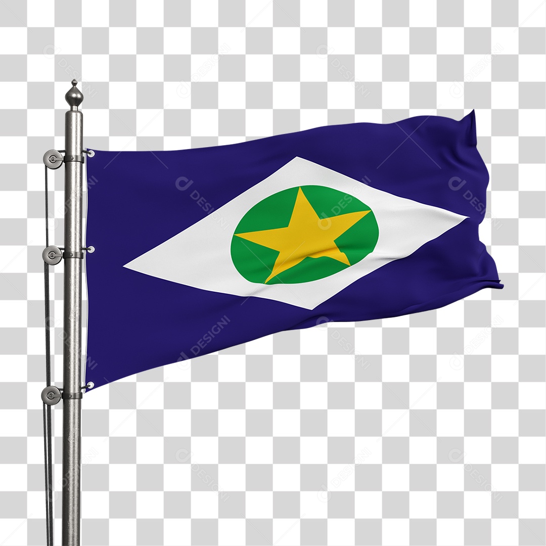 Bandeira do Estado de Mato Grosso PNG Transparente