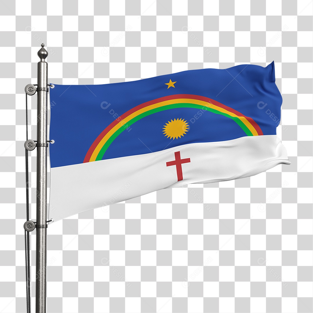 Bandeira do Pernambuco PNG Transparente