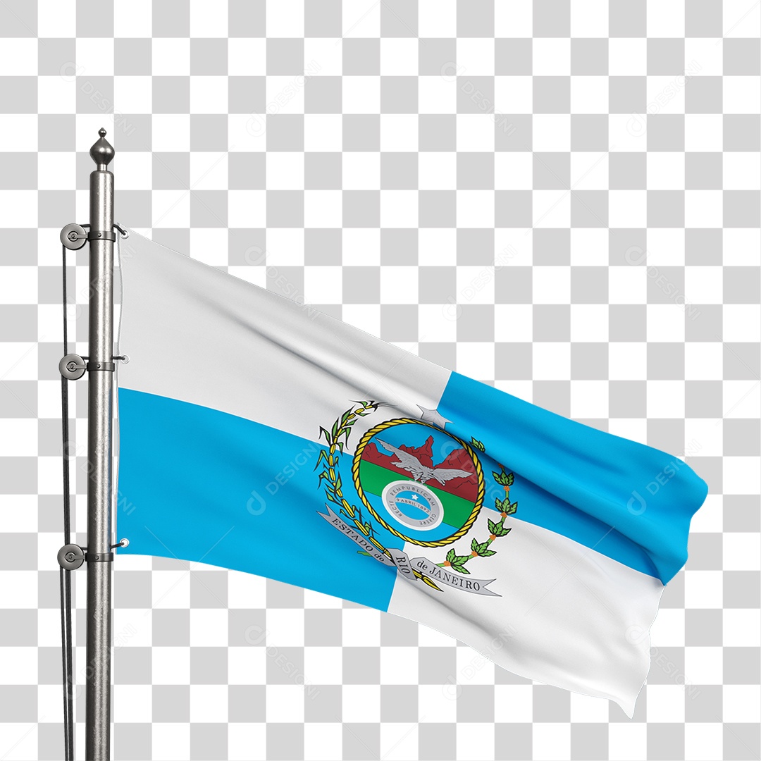 Bandeira do Rio de Janeiro PNG Transparente