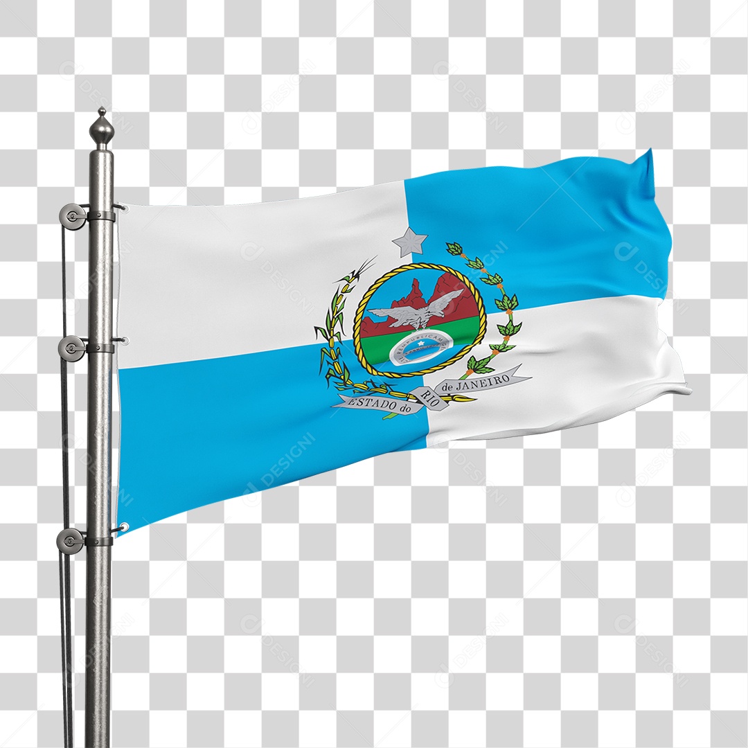 Bandeira do Rio de Janeiro PNG Transparente