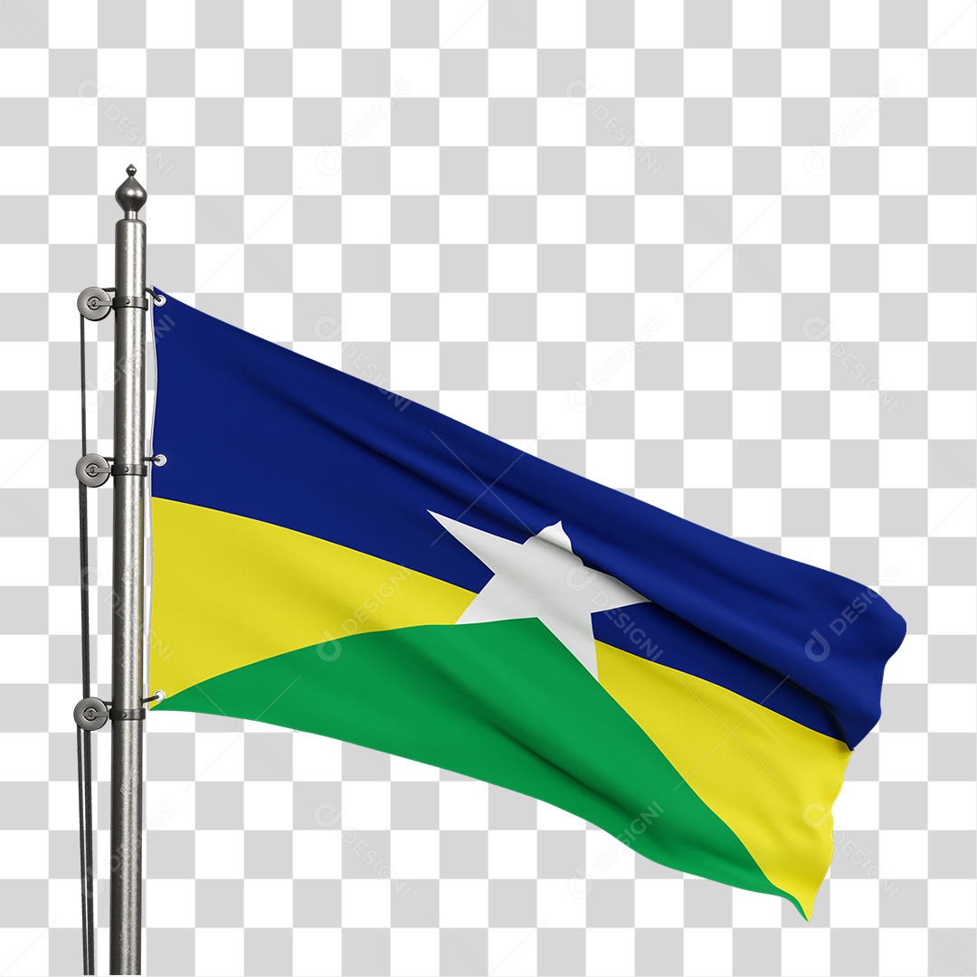 Bandeira de Rondônia PNG Transparente