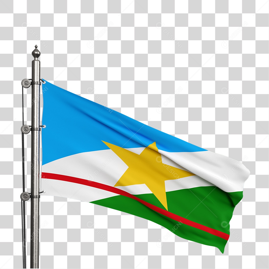 Bandeira de Roraima PNG Transparente