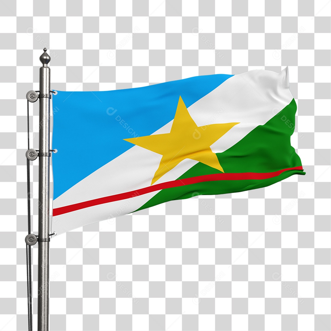 Bandeira de Roraima PNG Transparente