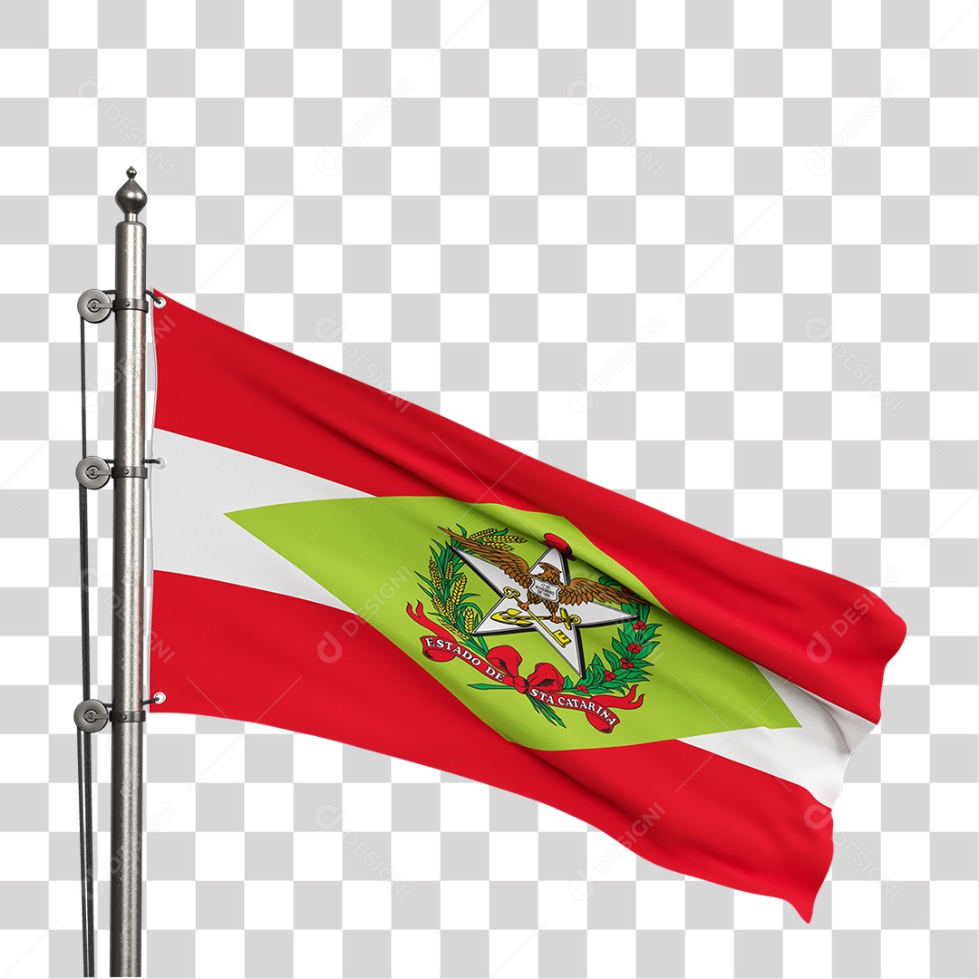 Bandeira de Santa Catarina PNG Transparente