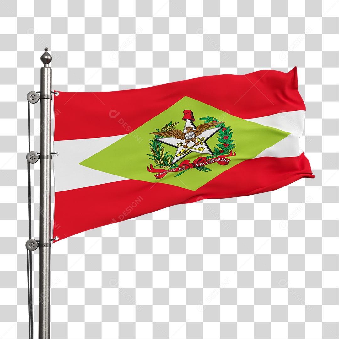 Bandeira de Santa Catarina PNG Transparente