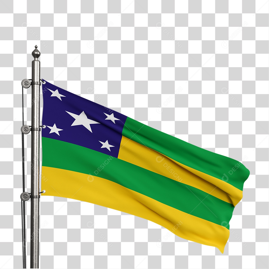 Bandeira do Sergipe PNG Transparente