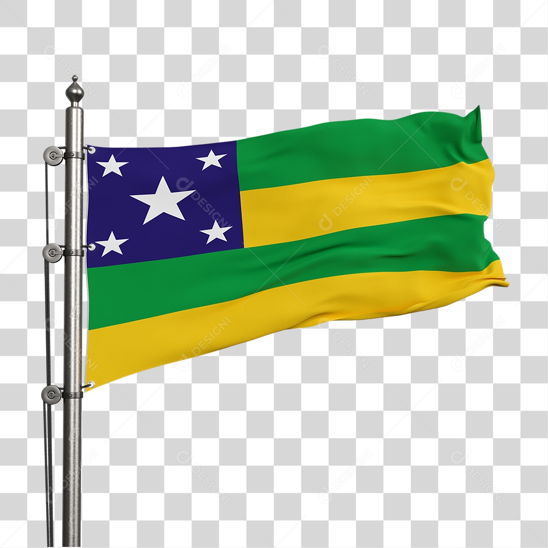 Bandeira do Sergipe PNG Transparente