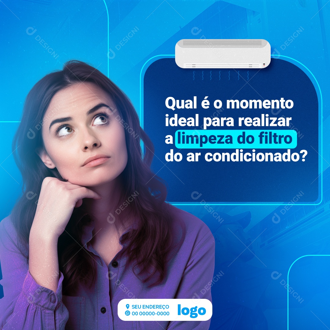 Qual È o Momento Ideal Para Realizar Social Media PSD Editável