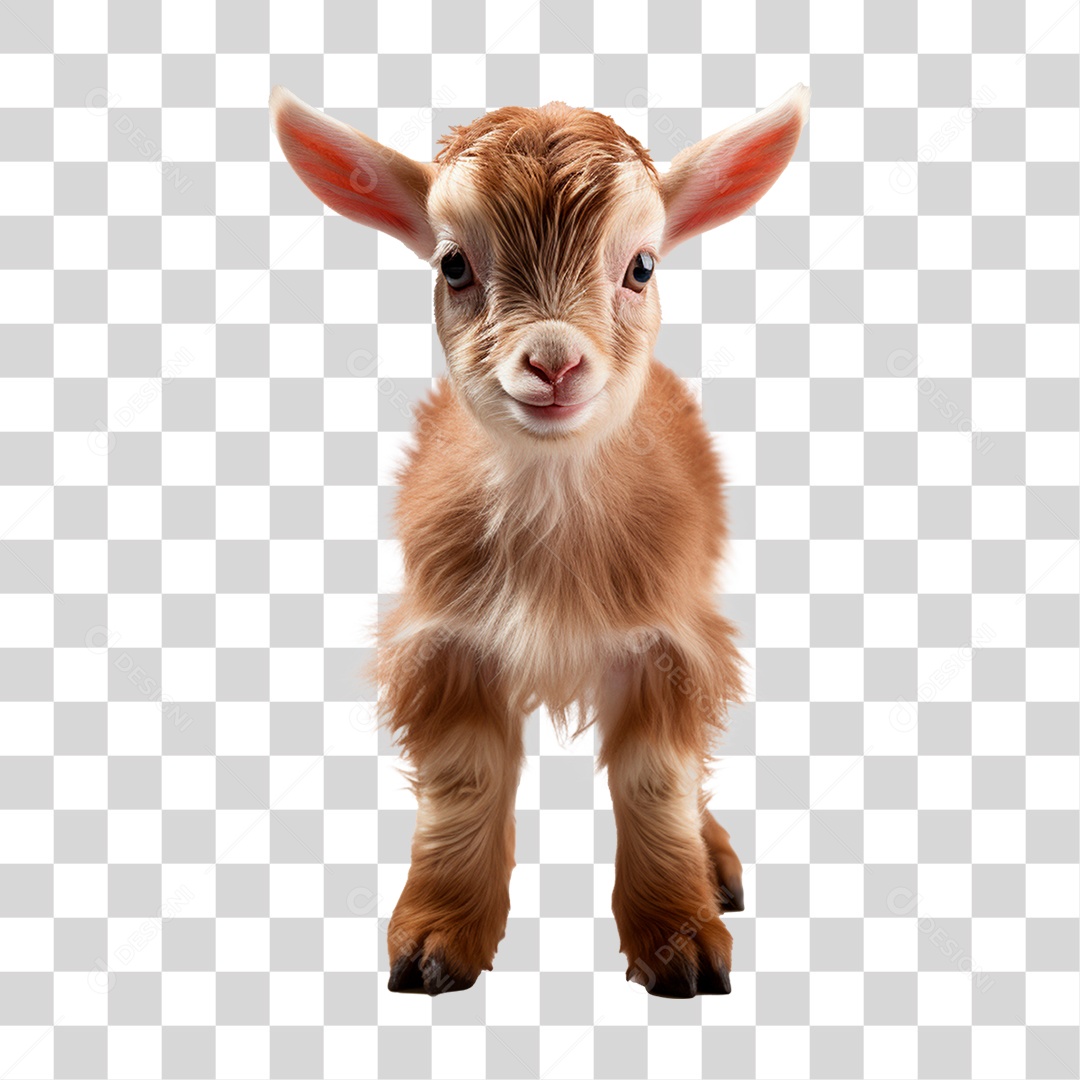 Bode Filhote PNG Transparente