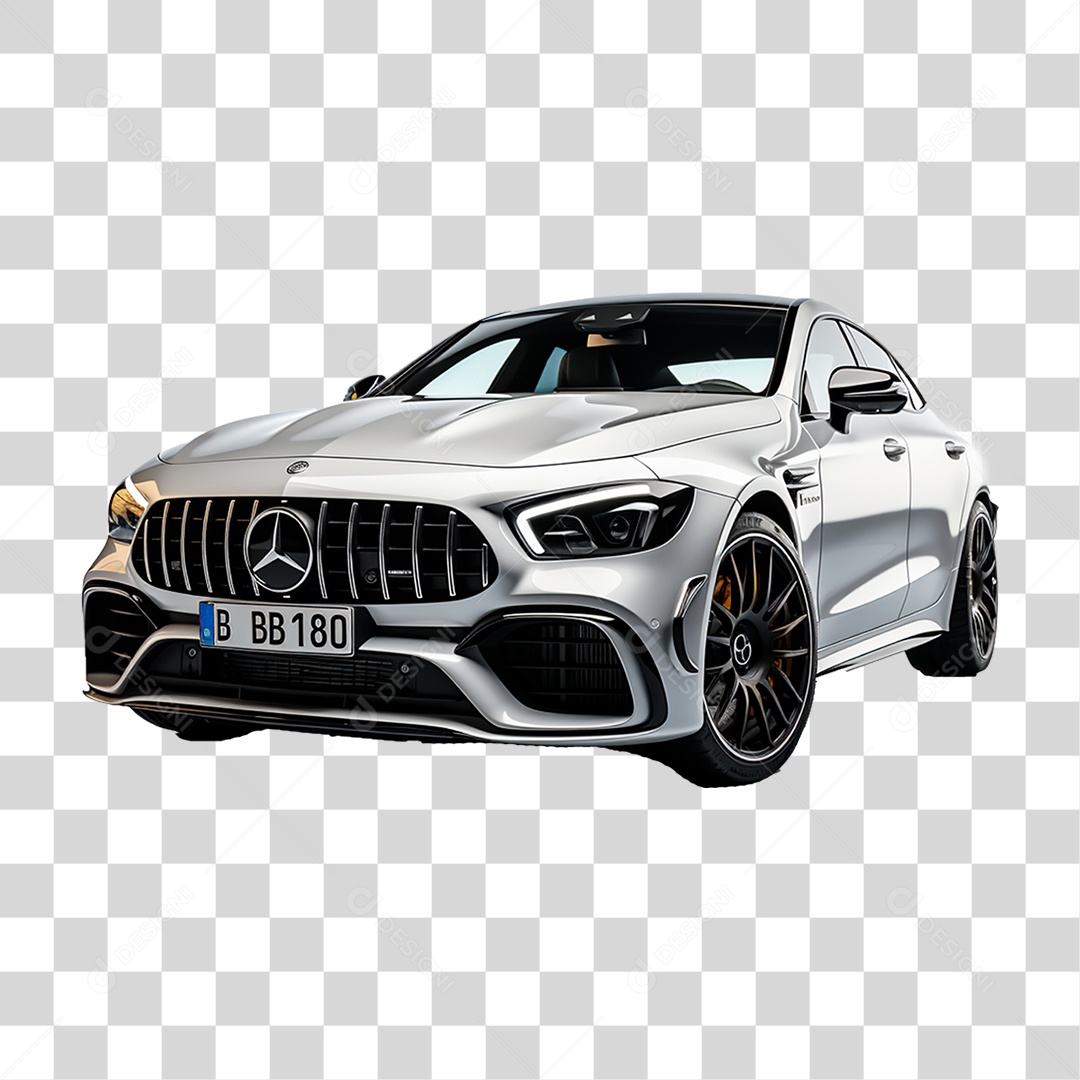 Carro de Luxo Mercedes PNG Transparente