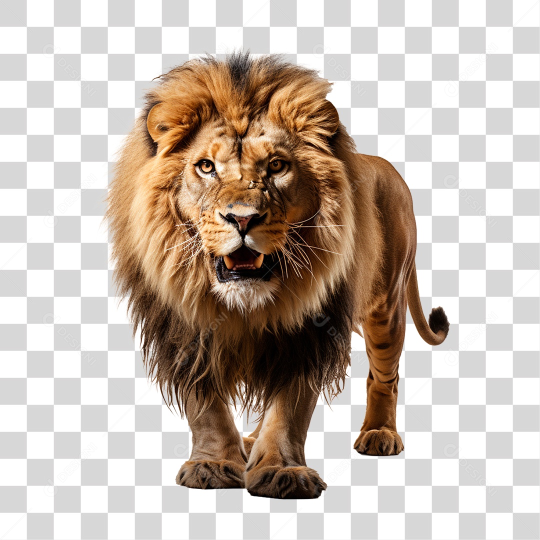 Animal Leão PNG Transparente