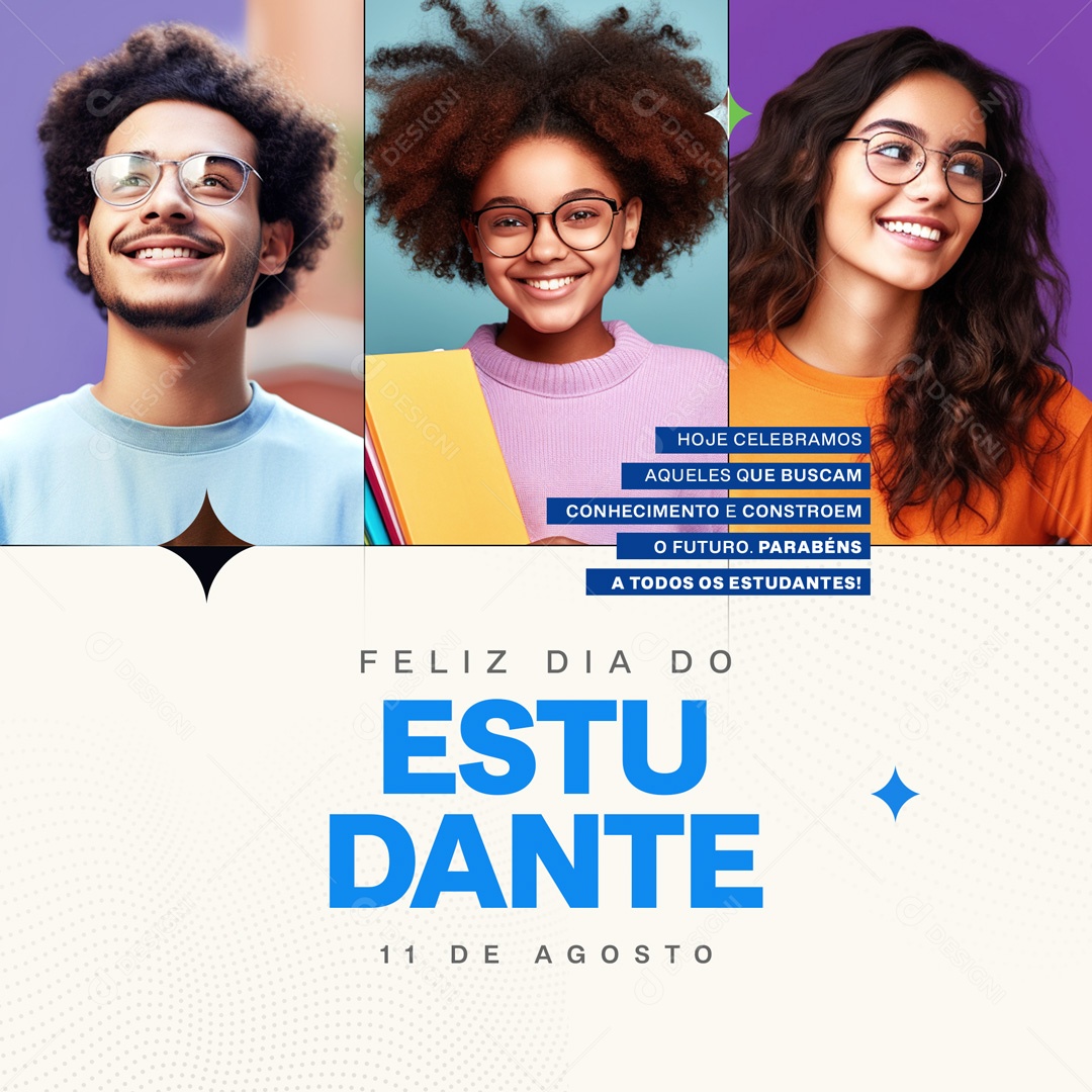 Dia Do Estudante Social Media PSD Editável