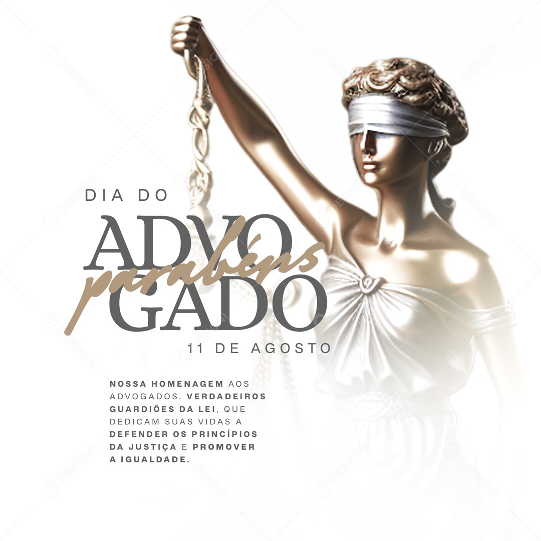 Dia Do Advogado Social Media PSD Editável
