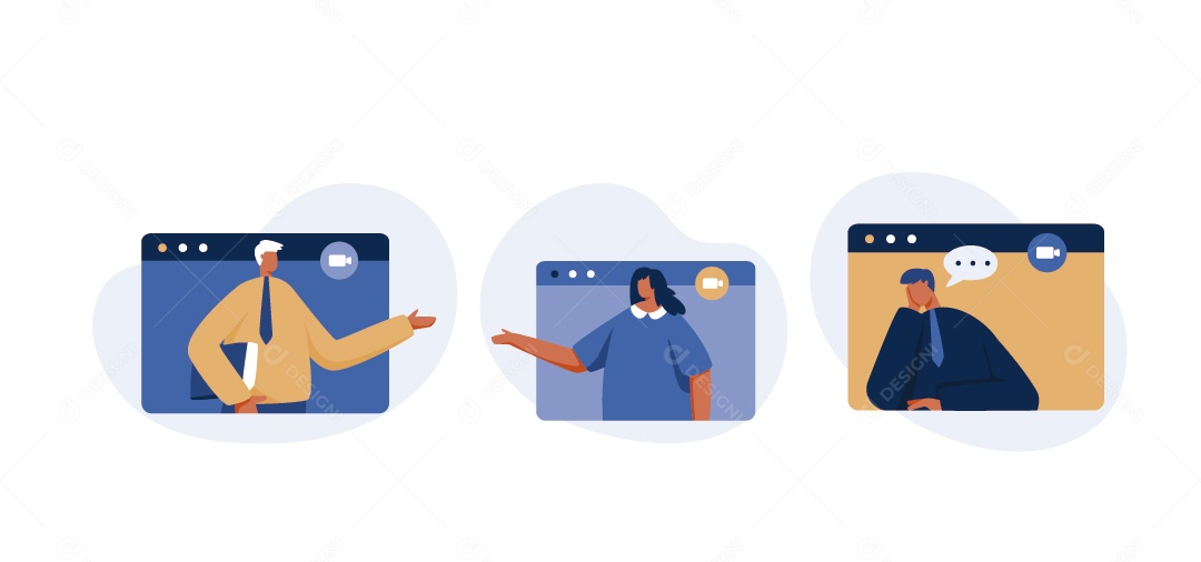 Vídeo Chamada Vetor EPS