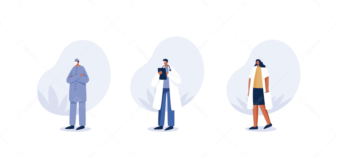 Medico Ilustração Vetor EPS