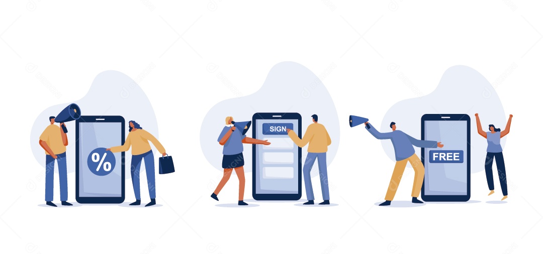 Compras Ilustração Vetor EPS