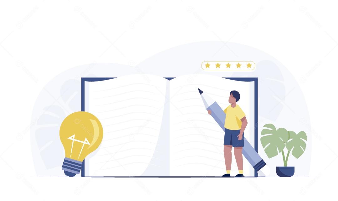 Estudos Ilustração Vetor EPS