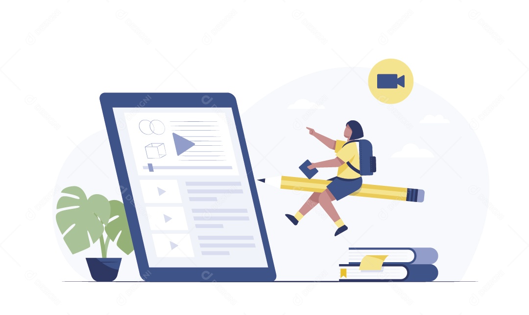 Estudos Ilustração Vetor EPS