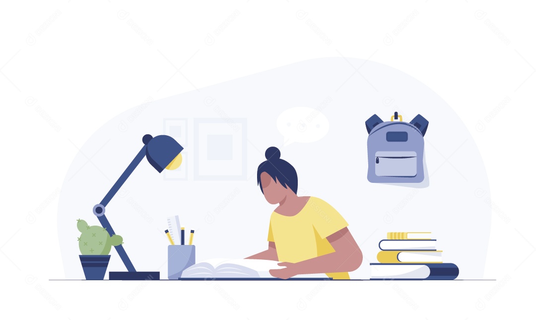 Estudos Ilustração Vetor EPS