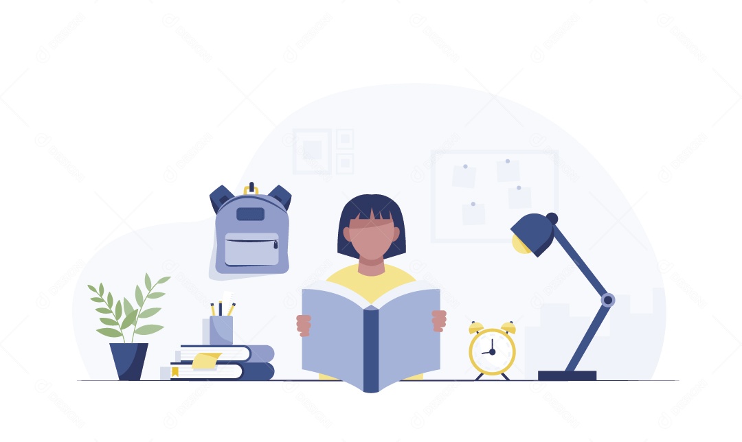 Estudos Ilustração Vetor EPS