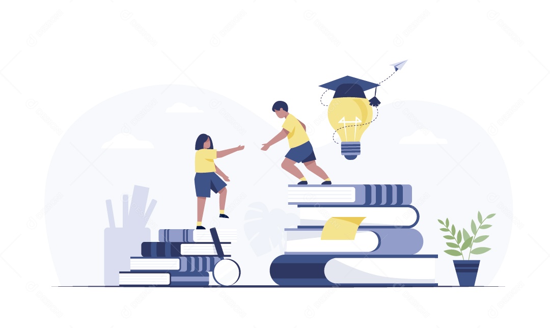 Estudos Ilustração Vetor EPS