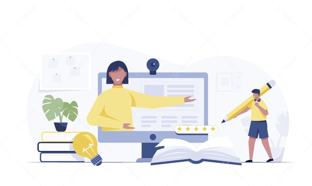 Educação Ilustração Vetor EPS