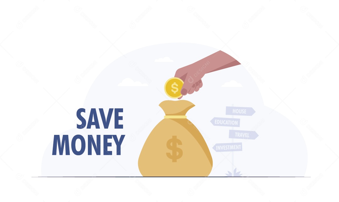 Economia Ilustração Vetor EPS