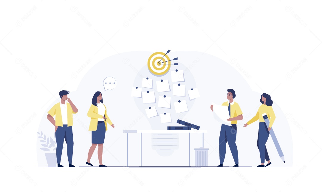 Negócios Ilustração Vetor EPS