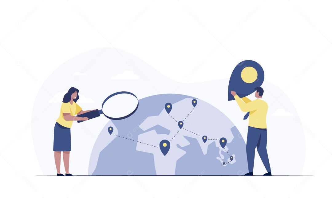 Expansão de Negócios Vetor EPS