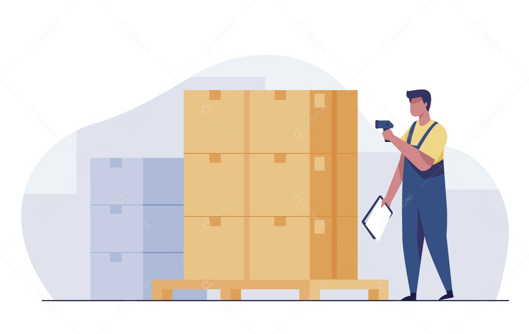 Transportadora Ilustração Vetor EPS